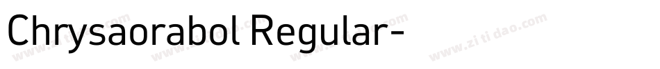 Chrysaorabol Regular字体转换